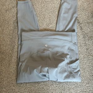 Lululemon Power Thru HR Tights 25inch (Rhino grey, size 8).